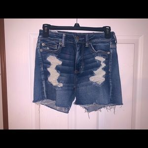 blue jean shorts in size 4 from american eagle!